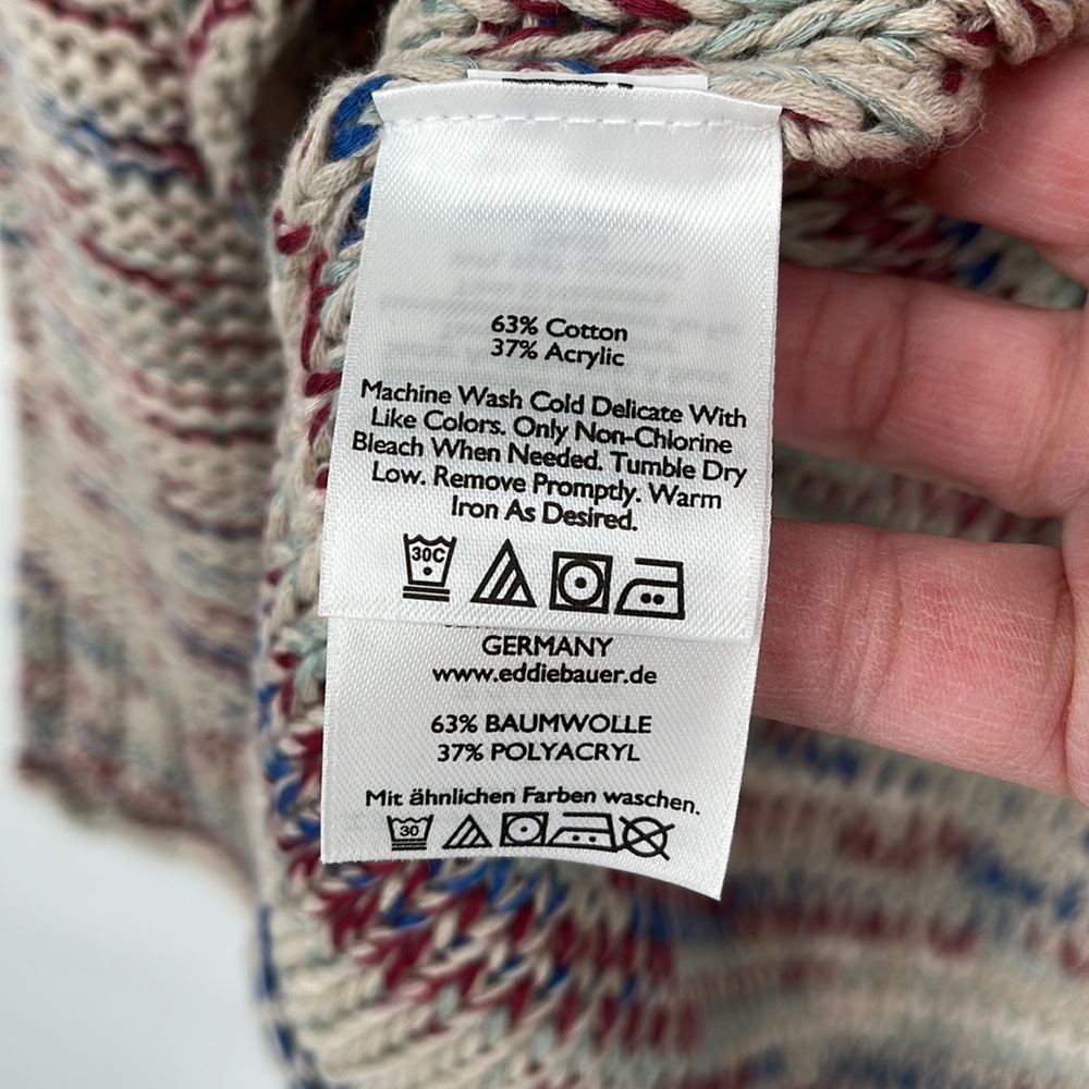 Eddie Bauer XL Knit Hoodie NWT - Picture 6 of 6